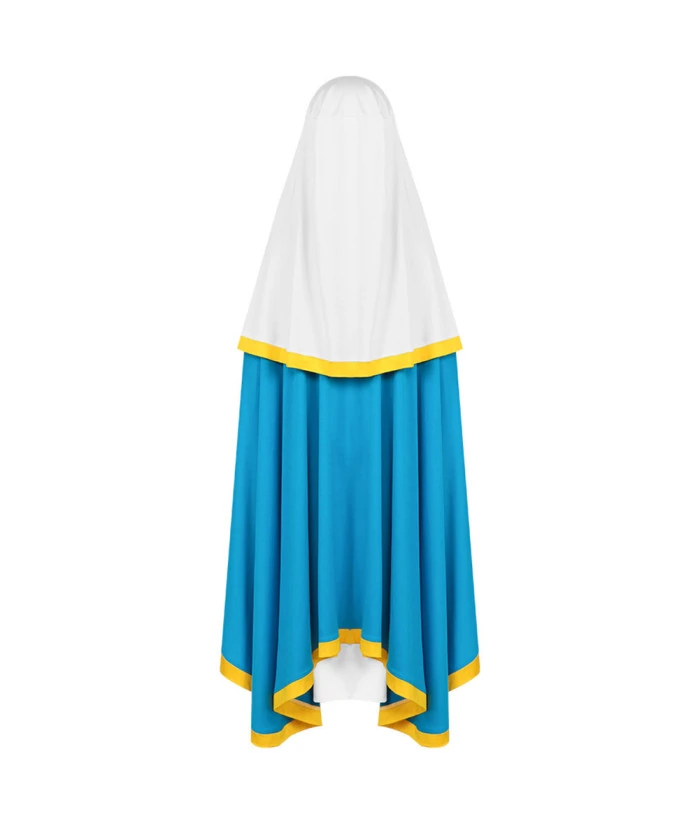 Holy Mother The Virgin Mary Outfit Girl Halloween Costume 7 Holy Mother The Virgin Mary Outfit Girl Halloween Costume - Image 5