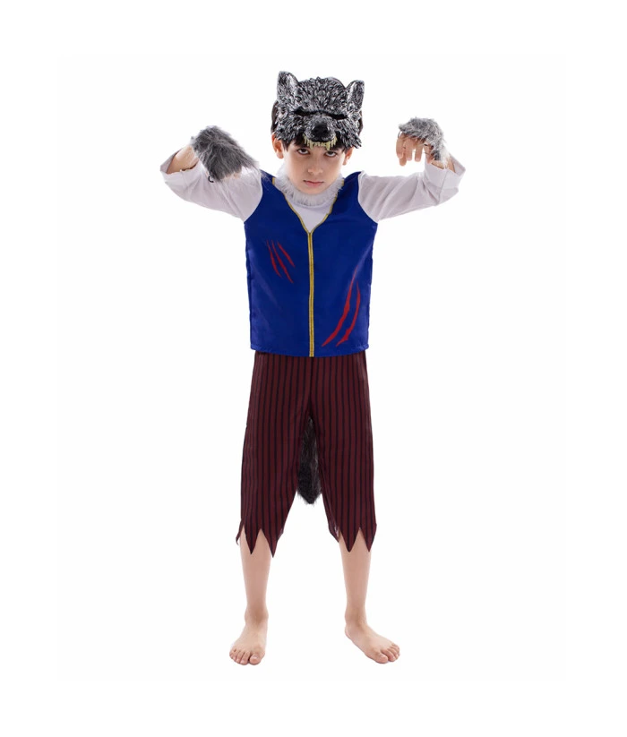Kids Children Moon Werewolf Stage Performance Halloween Costume 7 Kids Children Moon Werewolf Stage Performance Halloween Costume - Image 5