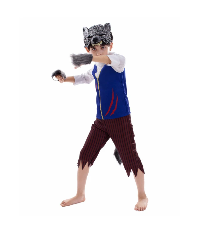 Kids Children Moon Werewolf Stage Performance Halloween Costume 8 Kids Children Moon Werewolf Stage Performance Halloween Costume - Image 6