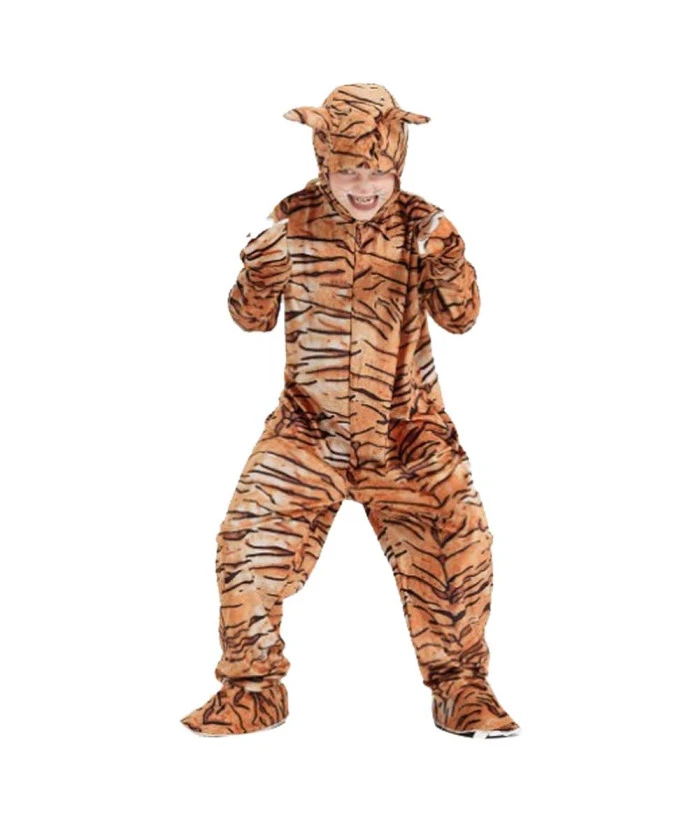 Kids Children Onesie Outfit Animal Tiger One Piece Halloween Cosplay Costume 3 Kids Children Onesie Outfit Animal Tiger One Piece Halloween Cosplay Costume