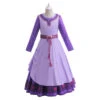 Kids Children Purple Carnival Maid Dress Halloween Costume