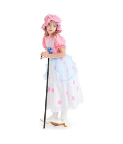 Kids Children Shepherdess Pink Polka Dot Halloween Costume -Accessories Shop Kids20Children20Shepherdess20Pink20Polka20Dot20Halloween20Costume4 700x823 1