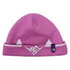 Women Pink Knitted Hat Printed