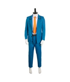 Men Blue School Uniform Suit Halloween Costume