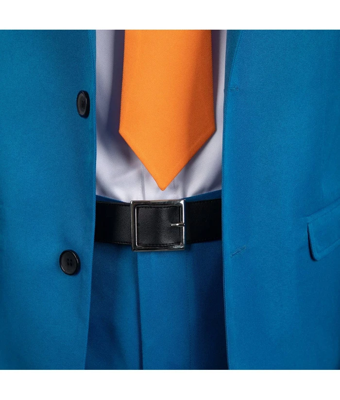 Men Blue School Uniform Suit Halloween Costume 9 Men Blue School Uniform Suit Halloween Costume - Image 7