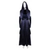 Women Dark Long Dress Madam Visionary With Coif Occult Halloween Costume 1 Women Dark Long Dress Madam Visionary With Coif Occult Halloween Costume -Accessories Shop Lady20Jessica20Dune20Part20Two20202420Purple20Dress20Cosplay20Costume201 700x823 1