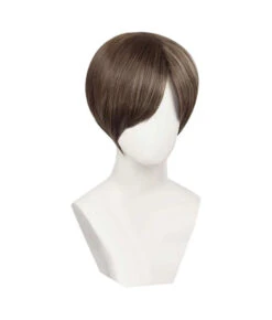 Short Hair Wig With Lean Brown Highlights Halloween Costume Accessories -Accessories Shop Leon20Resident20Evil20Game20Cosplay20Wig20Cosplay20Accessories3 700x823 1