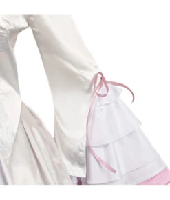 Women White Lolita Dress With Pink Ruffles Flare Sleeve Rococo Style Halloween Costume -Accessories Shop Lili20Tekken20820White20Dress20Cosplay20Costume207 700x823 1
