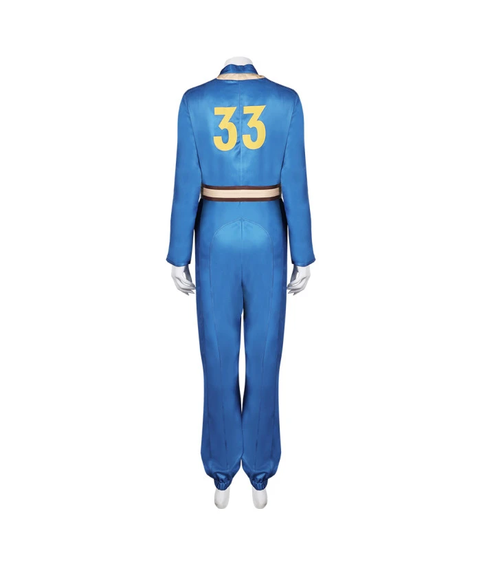Women Vault Dweller Jumpsuit Apocalypse Style Halloween Costume 6 Women Vault Dweller Jumpsuit Apocalypse Style Halloween Costume - Image 4