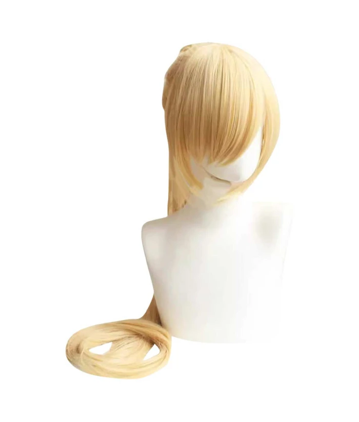 Women Golden Wig Long Hair Halloween Costume Accessories 3 Women Golden Wig Long Hair Halloween Costume Accessories