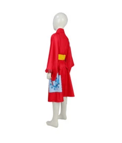 Kids Children Red Kimono Ragged Design Halloween Costume 14 Kids Children Red Kimono Ragged Design Halloween Costume -Accessories Shop Luffy20One20Piece20Anime20Kids20Children20Wano20Country20Red20Kimono20Cosplay20Costume4 700x823 1