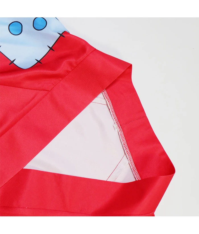 Kids Children Red Kimono Ragged Design Halloween Costume 8 Kids Children Red Kimono Ragged Design Halloween Costume - Image 6