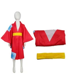 Kids Children Red Kimono Ragged Design Halloween Costume 17 Kids Children Red Kimono Ragged Design Halloween Costume -Accessories Shop Luffy20One20Piece20Anime20Kids20Children20Wano20Country20Red20Kimono20Cosplay20Costume7 700x823 1