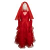 Kids Children Horror Red Wedding Dress Halloween Costume -Accessories Shop Lydia20Deetz20Beetlejuice20Movie20Kids20Children20Red20Wedding20Dress20Cosplay20Costume1 700x823 1