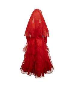 Kids Children Horror Red Wedding Dress Halloween Costume 12 Kids Children Horror Red Wedding Dress Halloween Costume -Accessories Shop Lydia20Deetz20Beetlejuice20Movie20Kids20Children20Red20Wedding20Dress20Cosplay20Costume3 700x823 1
