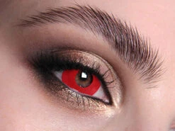 Mini Sclera Red 17mm Contact Lenses(Mini Sclera Red)