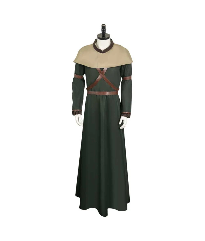 Women Medieval Wizard Mage Fantasy World Black Suit Halloween Costume 3 Women Medieval Wizard Mage Fantasy World Black Suit Halloween Costume