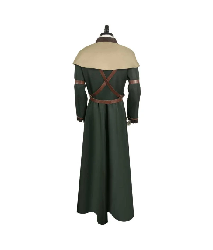 Women Medieval Wizard Mage Fantasy World Black Suit Halloween Costume 4 Women Medieval Wizard Mage Fantasy World Black Suit Halloween Costume - Image 2