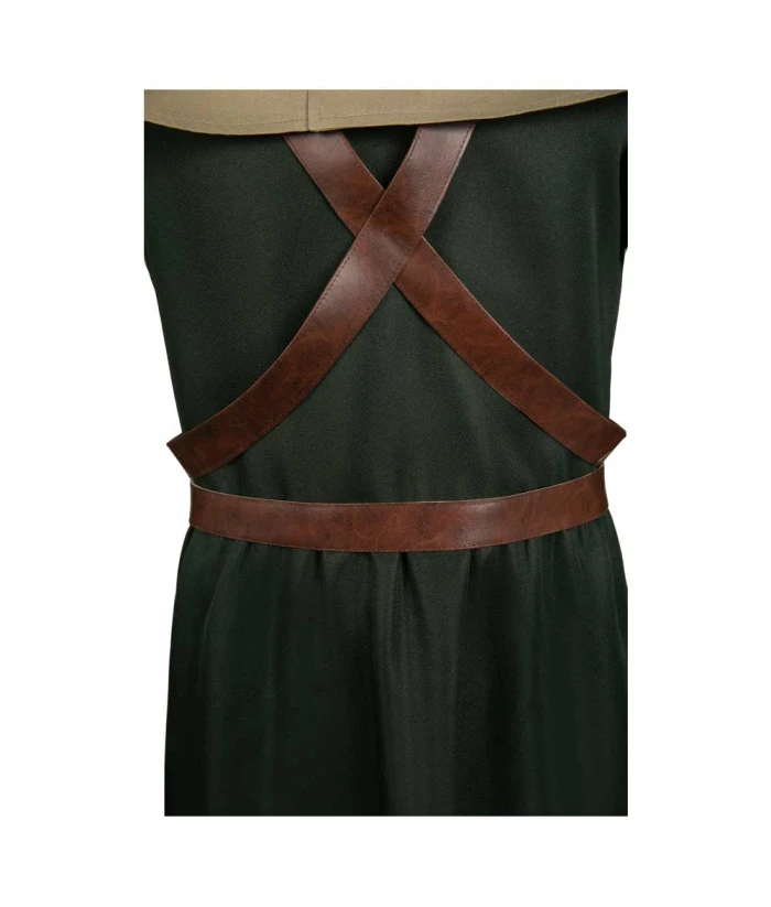 Women Medieval Wizard Mage Fantasy World Black Suit Halloween Costume 7 Women Medieval Wizard Mage Fantasy World Black Suit Halloween Costume - Image 5