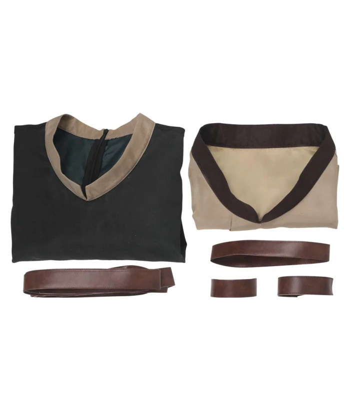 Women Medieval Wizard Mage Fantasy World Black Suit Halloween Costume 8 Women Medieval Wizard Mage Fantasy World Black Suit Halloween Costume - Image 6