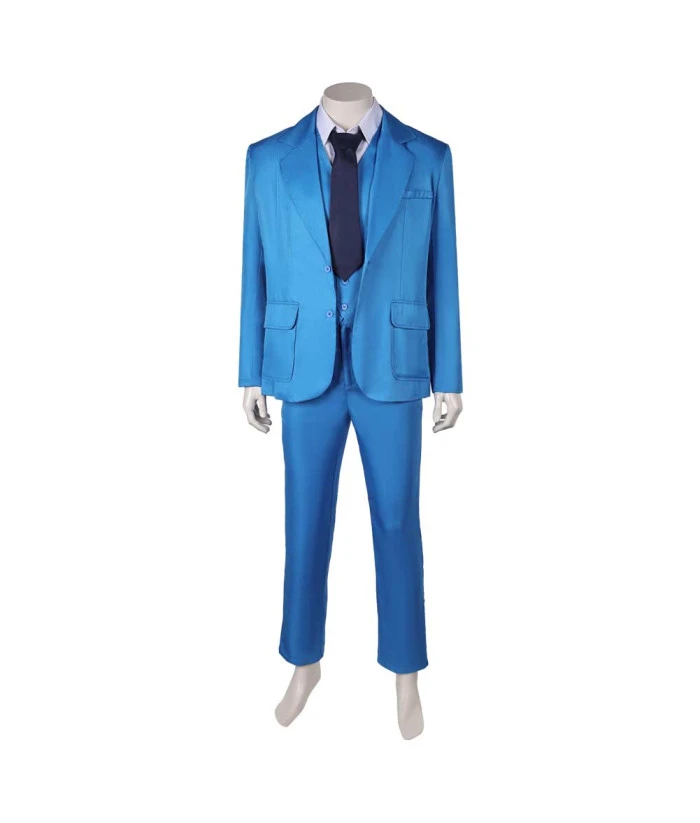 Men Blue Suit Fullset Uniform 3 Men Blue Suit Fullset Uniform