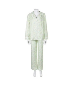 Women Green Floral Pajamas