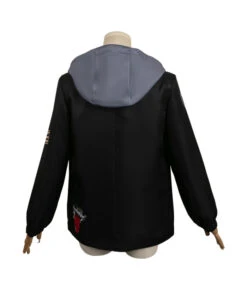Teen Black Jacket Hoodie Lining 2Pcs Outfit -Accessories Shop Momoka20Kawaragi20Girls20Band20Cry20Anime20Women20Black20Uniform20Cosplay20Costume3 700x823 1