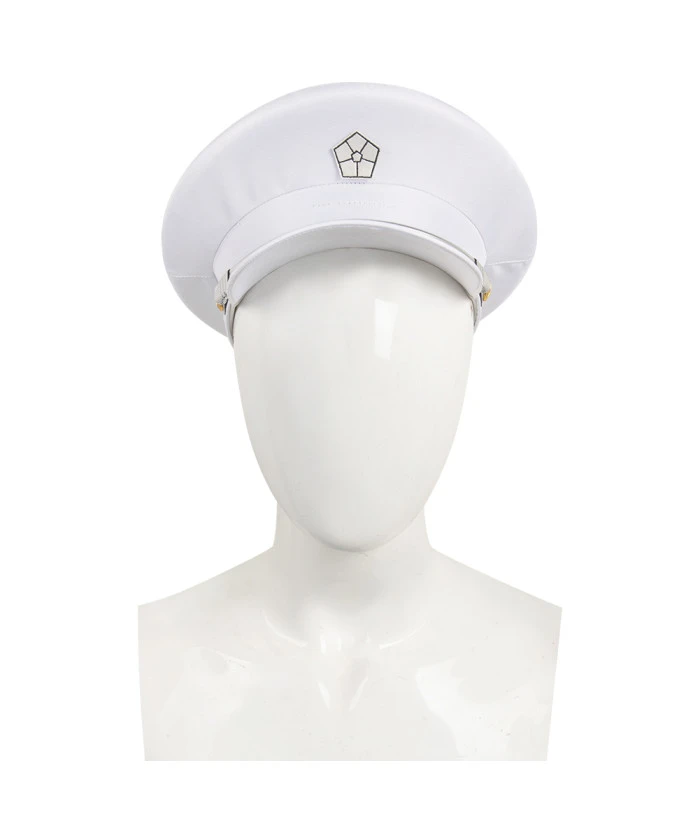 Men White Military Uniform Halloween Costume 7 Men White Military Uniform Halloween Costume - Image 5
