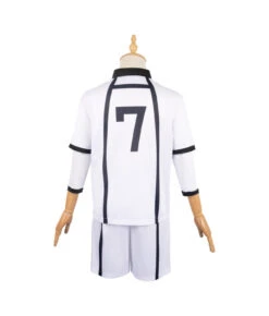 Men White Team Uniform Football Team Shirt Soprtwear Casual Exercise Costume -Accessories Shop Nagi20Seishiro20Blue20Lock20Anime20White20Team20Uniform20Cosplay20Costume3 700x823 1