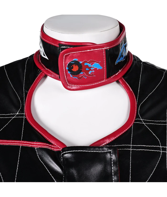 Women Black Red Jacket Futuristc Sci-fi Insipired Halloween Costume 7 Women Black Red Jacket Futuristc Sci-fi Insipired Halloween Costume - Image 5