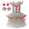 Kids Children Girl White Clown Dress Tutu Skirt Halloween Costume -Accessories Shop Pennywise20IT20Movie20Kids20Children20White20Tutu20Skirt20Cosplay20Costume1 700x823 1