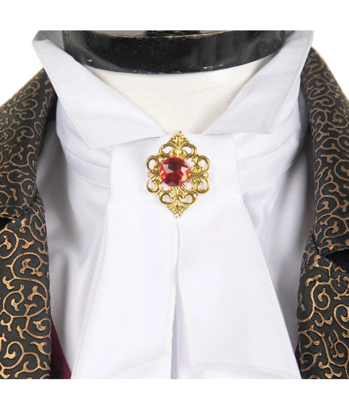 Men Steampunk Uniform Luxury Set Halloween Costume 6 Men Steampunk Uniform Luxury Set Halloween Costume - Image 4