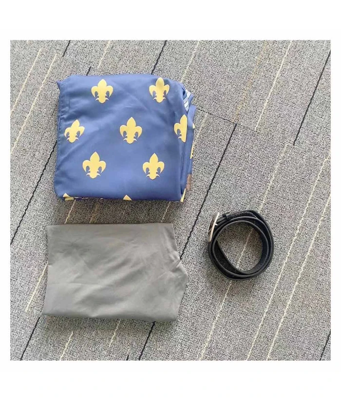 Men Blue Uniform Prince Role Play Halloween Costume 7 Men Blue Uniform Prince Role Play Halloween Costume - Image 5