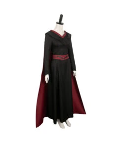 Women Medieval Fantasy Princess Black Dress With Cloak Halloween Costume -Accessories Shop Princess20Rhaenys20Targaryen20House20of20the20DragonTV20Women20Black20Dress20With20Cloak20Cosplay20Costume4 700x823 1