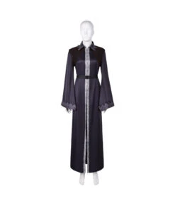 Women Medieval Fantasy Mage Wizard Royal Purple Robe Halloween Costume