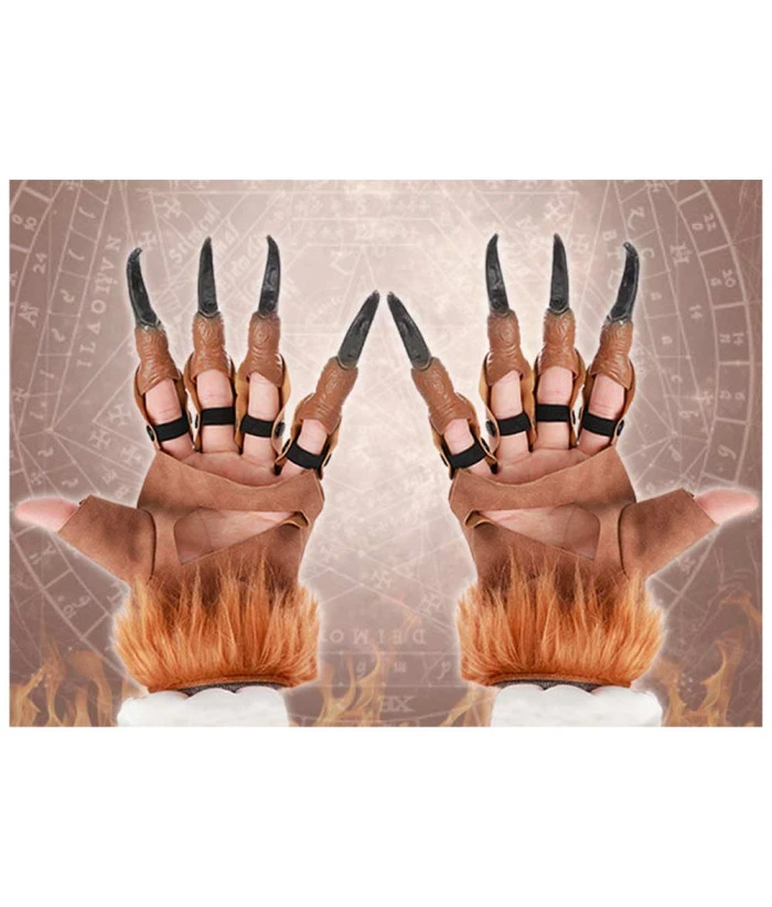 Dragon Claws Cloves Plush Halloween Carnival Party Stage Cosplay Costume Accessories 6 Dragon Claws Cloves Plush Halloween Carnival Party Stage Cosplay Costume Accessories - Image 4