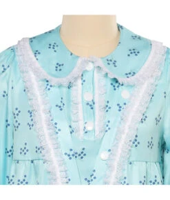 Women Blue Flower Pattern Pajamas Horror Role Play Halloween Costume -Accessories Shop Regan20The20Exorcist20197320Bule20Dress20Pajamas20Cosplay20Costume205 700x823 1