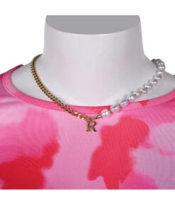 Women 90s Hot Girl Pink Top Flare Jeans Fullset Outfit -Accessories Shop Regina20George20Mean20Girls20Movie20202420Pink20Outfit20Cosplay20Costume 4 700x823 1