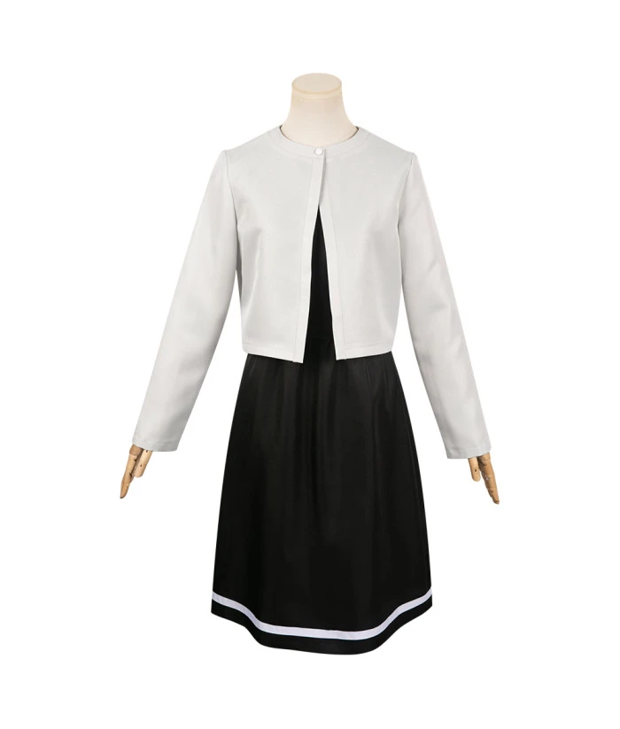 Women White Black School Uniform Dress Jk Uniform Halloween Costume 3 Women White Black School Uniform Dress Jk Uniform Halloween Costume
