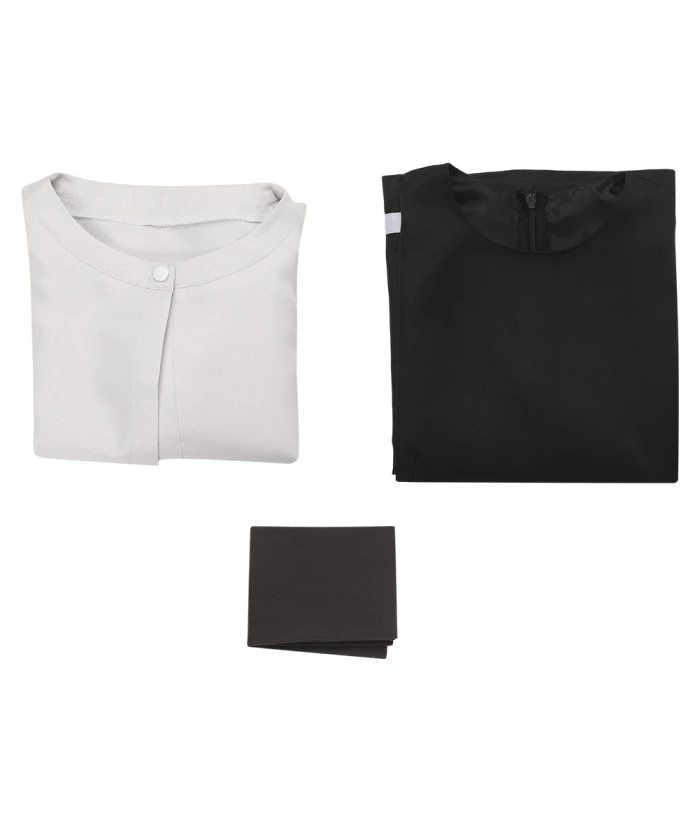 Women White Black School Uniform Dress Jk Uniform Halloween Costume 9 Women White Black School Uniform Dress Jk Uniform Halloween Costume - Image 7