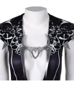 Women Fantasy Black V Neck Long Robe Halloween Costume 13 Women Fantasy Black V Neck Long Robe Halloween Costume -Accessories Shop Romantic20Shadowheart20Baldurs20Gate20Game20Cosplay20Costume5 700x823 1