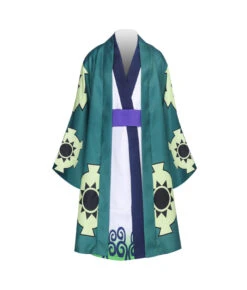 Kids Children Green Kimono Halloween Costume