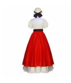 Women 50s Vintage Royal Red Dress Pastoral Style Halloween Costume 12 Women 50s Vintage Royal Red Dress Pastoral Style Halloween Costume -Accessories Shop Sakura20Kinomoto20Cardcaptor20Sakura20Anime20Red20Dress20Cosplay20Costume3 700x823 1