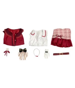 Women Red School Uniform Jk Uniform Halloween Costume -Accessories Shop Sangonomiya20Kokomi20Genshin20Impact20Game20Red20School20Uniform20Cosplay20Costume 4 700x823 1