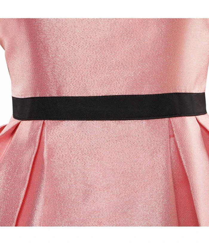 Women 90s Pink Glitter Slip Dress Party Halloween Costume 7 Women 90s Pink Glitter Slip Dress Party Halloween Costume - Image 5