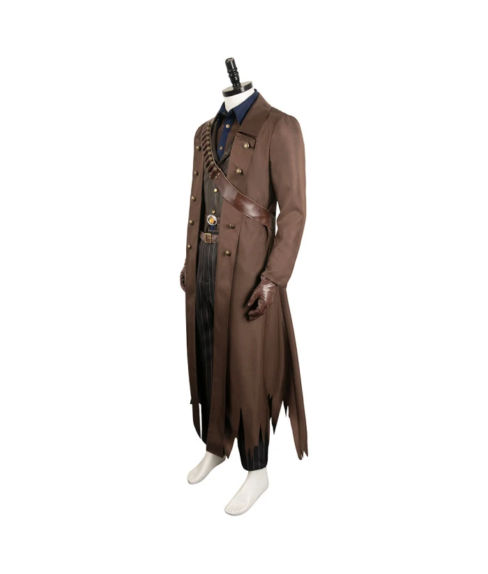 Scavenger Brown Overcoat Leather Full Set OutfitsApocalypse Halloween Costume 4 Scavenger Brown Overcoat Leather Full Set OutfitsApocalypse Halloween Costume - Image 2