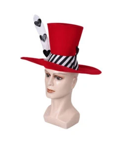 Red High Hat Halloween Costume Accessories -Accessories Shop Valentino20Hazbin20Hotel2020Red20Hat20Cosplay20Hat20Cosplay20Accessories2 700x823 1