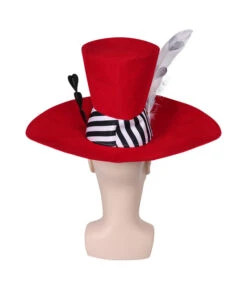 Red High Hat Halloween Costume Accessories -Accessories Shop Valentino20Hazbin20Hotel2020Red20Hat20Cosplay20Hat20Cosplay20Accessories3 700x823 1