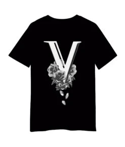Teen Valentinos Printed Black T-Shirt