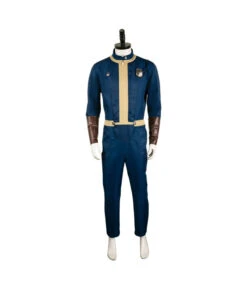 Survivor Blue Suit Vault 4 Apocalypse Style Halloween Costume